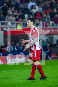 2022-11-13 - 10 JAMES RODRÍGUEZ of Olympiacos FC of AEK FC during Matchday 13, Greek Super League match between Olympiacos FC vs AEK FC at the Karaiskakis Stadium on November 13, 2022 in Athens, Greece. - OLYMPIACOS FC VS AEK FC - GREEK SUPER LEAGUE - SOCCER