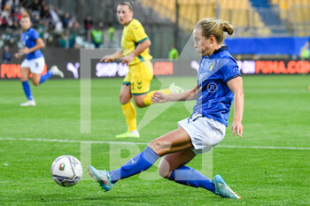 2022-04-08 - Valentina Cernoia (Italy) in action - QUALIFICAZIONI MONDIALI 2023 - ITALIA FEMMINILE VS LITUANIA - FIFA WORLD CUP - SOCCER