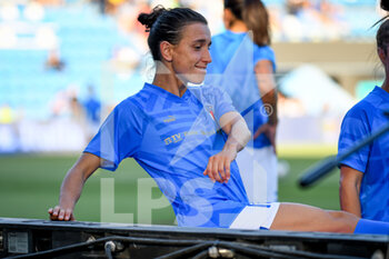 2022-09-06 - Italy's Lucia Di Guglielmo during warm up - WORLD CUP 2023 QUALIFIERS - ITALY WOMEN VS ROMANIA - FIFA WORLD CUP - SOCCER