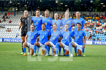 2022-09-06 - Italy line-up - WORLD CUP 2023 QUALIFIERS - ITALY WOMEN VS ROMANIA - FIFA WORLD CUP - SOCCER