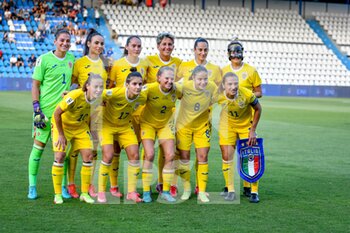 2022-09-06 - Romania line-up - WORLD CUP 2023 QUALIFIERS - ITALY WOMEN VS ROMANIA - FIFA WORLD CUP - SOCCER