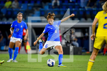2022-09-06 - Italy's Manuela Giugliano tries to score a goal - WORLD CUP 2023 QUALIFIERS - ITALY WOMEN VS ROMANIA - FIFA WORLD CUP - SOCCER