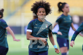 2022-04-07 - Sara Gama of ITALY WOMEN in action during the training session at Ennio Tardini on April 7, 2022 in Parma, Italy. - 2023 WOMEN'S WORLD CUP - PRESS CONFERENCE AND TRAINING PRIOR THE ITALY VS LITUANIA QUALIFICATION MATCH - FIFA WORLD CUP - SOCCER