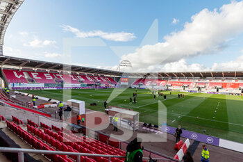 08/04/2022 - General view before the 2023 FIFA Women’s World Cup, Qualifiers Group I football match between Wales and France on April 8, 2022 at Parc y Scarlets in Llanelli, Wales - 2023 FIFA WOMEN’S WORLD CUP, QUALIFIERS - WALES VS FRANCE - FIFA MONDIALI - CALCIO