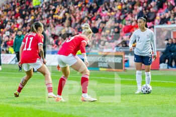 08/04/2022 - Sakina Karchaoui of France during the 2023 FIFA Women’s World Cup, Qualifiers Group I football match between Wales and France on April 8, 2022 at Parc y Scarlets in Llanelli, Wales - 2023 FIFA WOMEN’S WORLD CUP, QUALIFIERS - WALES VS FRANCE - FIFA MONDIALI - CALCIO