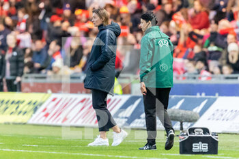 08/04/2022 - France head coach Corinne Diacre during the 2023 FIFA Women’s World Cup, Qualifiers Group I football match between Wales and France on April 8, 2022 at Parc y Scarlets in Llanelli, Wales - 2023 FIFA WOMEN’S WORLD CUP, QUALIFIERS - WALES VS FRANCE - FIFA MONDIALI - CALCIO