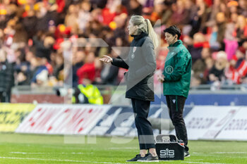 08/04/2022 - Gemma Grainger, Head Coach of Wales during the 2023 FIFA Women’s World Cup, Qualifiers Group I football match between Wales and France on April 8, 2022 at Parc y Scarlets in Llanelli, Wales - 2023 FIFA WOMEN’S WORLD CUP, QUALIFIERS - WALES VS FRANCE - FIFA MONDIALI - CALCIO