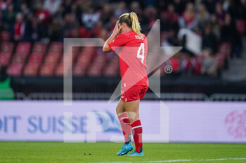 2022-10-11 - 11.10.2022, Zurich, Letzigrund, FIFA World Cup Playoffs: Switzerland - Wales, #4 Rachel Rinast (Switzerland) react to a mistake - 2022 FIFA WOMEN'S WORLD CUP PLAYOFFS: SWITZERLAND - WALES - FIFA WORLD CUP - SOCCER