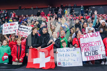 2022-10-11 - 11.10.2022, Zurich, Letzigrund, FIFA World Cup Playoffs: Switzerland - Wales, Switzerland supporters - 2022 FIFA WOMEN'S WORLD CUP PLAYOFFS: SWITZERLAND - WALES - FIFA WORLD CUP - SOCCER