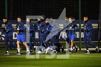 2022-11-14 - Team of France during the training of the French team, preparation for the 2022 World Cup in Qatar, on November 14, 2022 at Centre National du Football in Clairefontaine-en-Yvelines, France - FOOTBALL - WORLD CUP 2022 - TRAINING OF THE FRENCH TEAM - FIFA WORLD CUP - SOCCER