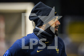2022-11-14 - Karim BENZEMA of France during the training of the French team, preparation for the 2022 World Cup in Qatar, on November 14, 2022 at Centre National du Football in Clairefontaine-en-Yvelines, France - FOOTBALL - WORLD CUP 2022 - TRAINING OF THE FRENCH TEAM - FIFA WORLD CUP - SOCCER