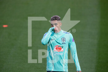 2022-11-14 - Raphinha of Brazil during the first day of trying of the Brazil National football team before the final stage of the Qatar 2022 World Cup,  at the Juventus Training Center in Turin, Italy  Photo Nderim Kaceli - TRAINING OF BRASIL TEAM - FIFA WORLD CUP - SOCCER