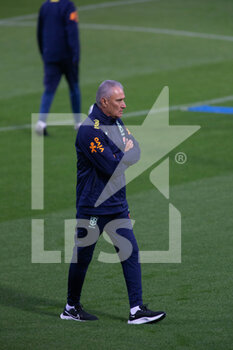 2022-11-14 - Tite, head coach of Brazil during the first day of trying of the Brazil National football team before the final stage of the Qatar 2022 World Cup,  at the Juventus Training Center in Turin, Italy  Photo Nderim Kaceli - TRAINING OF BRASIL TEAM - FIFA WORLD CUP - SOCCER