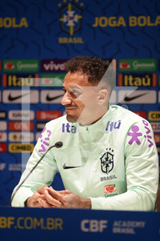2022-11-15 - Danilo of Brazil during the press conference of the Brazil National football team before the final stage of the Qatar 2022 World Cup,  at the Juventus Training Center in Turin, Italy  Photo Nderim Kaceli - TRAINING OF BRASIL TEAM - FIFA WORLD CUP - SOCCER
