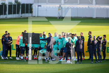 2022-11-16 - Players of Brazil during Brazil National football team traning, before the finale stage of the World Cup 2022 in Qatar, at Juventus Training Center, 16 November 2022, Turin, Italy. Photo Nderim Kaceli - BRAZIL NATIONAL TEMA TRAINING - FIFA WORLD CUP - SOCCER