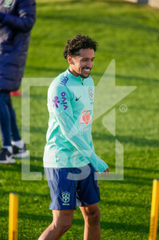 2022-11-16 - Marquinhos of Brazil during Brazil National football team traning, before the finale stage of the World Cup 2022 in Qatar, at Juventus Training Center, 16 November 2022, Turin, Italy. Photo Nderim Kaceli - BRAZIL NATIONAL TEMA TRAINING - FIFA WORLD CUP - SOCCER