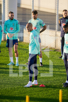 2022-11-16 - Fabinho of Brazil during Brazil National football team traning, before the finale stage of the World Cup 2022 in Qatar, at Juventus Training Center, 16 November 2022, Turin, Italy. Photo Nderim Kaceli - BRAZIL NATIONAL TEMA TRAINING - FIFA WORLD CUP - SOCCER