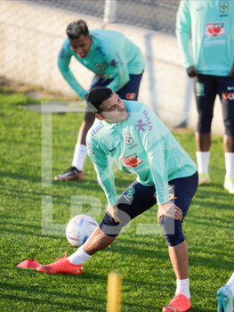 2022-11-16 - Thiago Silva of Brazil during Brazil National football team traning, before the finale stage of the World Cup 2022 in Qatar, at Juventus Training Center, 16 November 2022, Turin, Italy. Photo Nderim Kaceli - BRAZIL NATIONAL TEMA TRAINING - FIFA WORLD CUP - SOCCER
