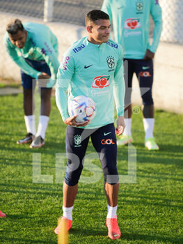 2022-11-16 - Thiago Silva of Brazil  during Brazil National football team traning, before the finale stage of the World Cup 2022 in Qatar, at Juventus Training Center, 16 November 2022, Turin, Italy. Photo Nderim Kaceli - BRAZIL NATIONAL TEMA TRAINING - FIFA WORLD CUP - SOCCER