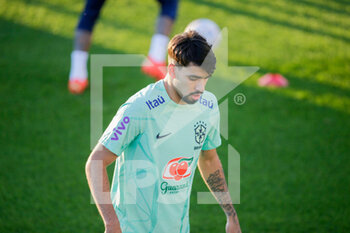 2022-11-16 - Lucas Paqueta of Brazil during Brazil National football team traning, before the finale stage of the World Cup 2022 in Qatar, at Juventus Training Center, 16 November 2022, Turin, Italy. Photo Nderim Kaceli - BRAZIL NATIONAL TEMA TRAINING - FIFA WORLD CUP - SOCCER