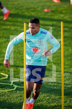 2022-11-16 - Alex Sandro of Brazil during Brazil National football team traning, before the finale stage of the World Cup 2022 in Qatar, at Juventus Training Center, 16 November 2022, Turin, Italy. Photo Nderim Kaceli - BRAZIL NATIONAL TEMA TRAINING - FIFA WORLD CUP - SOCCER
