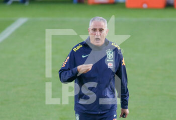 2022-11-16 - Tite head coach of Brazil during Brazil National football team traning, before the finale stage of the World Cup 2022 in Qatar, at Juventus Training Center, 16 November 2022, Turin, Italy. Photo Nderim Kaceli - BRAZIL NATIONAL TEMA TRAINING - FIFA WORLD CUP - SOCCER