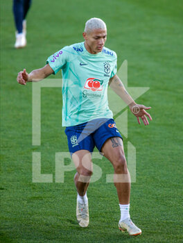 2022-11-16 - Richarleson of Brazil during Brazil National football team traning, before the finale stage of the World Cup 2022 in Qatar, at Juventus Training Center, 16 November 2022, Turin, Italy. Photo Nderim Kaceli - BRAZIL NATIONAL TEMA TRAINING - FIFA WORLD CUP - SOCCER