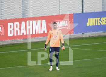 2022-11-16 - Allison of Brazil during Brazil National football team traning, before the finale stage of the World Cup 2022 in Qatar, at Juventus Training Center, 16 November 2022, Turin, Italy. Photo Nderim Kaceli - BRAZIL NATIONAL TEMA TRAINING - FIFA WORLD CUP - SOCCER