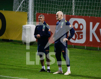 2022-11-16 - Tafarel, former Brazilian national team goal keeper during Brazil National football team traning, before the finale stage of the World Cup 2022 in Qatar, at Juventus Training Center, 16 November 2022, Turin, Italy. Photo Nderim Kaceli - BRAZIL NATIONAL TEMA TRAINING - FIFA WORLD CUP - SOCCER