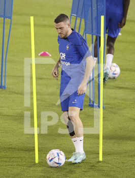 2022-11-19 - Jordan Veretout of France during Team France practice ahead of the FIFA World Cup 2022 on November 19, 2022 in Doha, Qatar - FOOTBALL - WORLD CUP 2022 - PREVIEWS - 19/11 - FIFA WORLD CUP - SOCCER