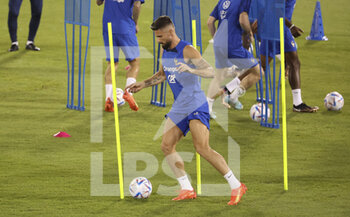2022-11-19 - Olivier Giroud of France during Team France practice ahead of the FIFA World Cup 2022 on November 19, 2022 in Doha, Qatar - FOOTBALL - WORLD CUP 2022 - PREVIEWS - 19/11 - FIFA WORLD CUP - SOCCER