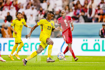 2022-11-20 - Moises Caicedo (23) of Ecuador during the FIFA World Cup 2022, Group A football match between Qatar and Ecuador on November 20, 2022 at Al Bayt Stadium in Al-Khor, Qatar - FOOTBALL - WORLD CUP 2022 - QATAR V ECUADOR - FIFA WORLD CUP - SOCCER