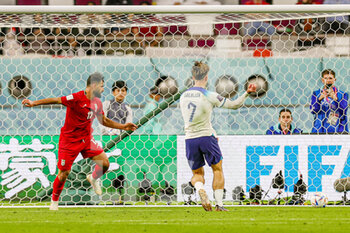 21/11/2022 - Jack Grealish (7) of England scores a goal 6-1 during the FIFA World Cup 2022, Group B football match between England and Iran on November 21, 2022 at Khalifa International Stadium in Doha, Qatar - FOOTBALL - WORLD CUP 2022 - ENGLAND V IRAN - FIFA MONDIALI - CALCIO