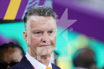 21/11/2022 - Head coach Louis van Gaal of Netherlands during the FIFA World Cup 2022, Group A football match between Senegal and Netherlands on November 21, 2022 at Al Thumama Stadium in Doha, Qatar - FOOTBALL - WORLD CUP 2022 - SENEGAL V NETHERLANDS - FIFA MONDIALI - CALCIO