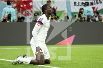 21/11/2022 - Timothy Weah of USA celebrates his goal during the FIFA World Cup 2022, Group B football match between United States and Wales on November 21, 2022 at Ahmad Bin Ali Stadium in Ar-Rayyan, Qatar - FOOTBALL - WORLD CUP 2022 - UNITED STATES V WALES - FIFA MONDIALI - CALCIO