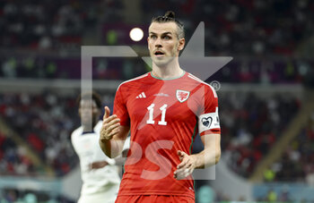 21/11/2022 - Gareth Bale of Wales during the FIFA World Cup 2022, Group B football match between United States and Wales on November 21, 2022 at Ahmad Bin Ali Stadium in Ar-Rayyan, Qatar - FOOTBALL - WORLD CUP 2022 - UNITED STATES V WALES - FIFA MONDIALI - CALCIO