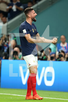 22/11/2022 - Olivier Giroud of France celebrates after he makes it 4-1 during the FIFA World Cup 2022, Group D football match between France and Australia on November 22, 2022 at Al Janoub Stadium in Al Wakrah, Qatar - FOOTBALL - WORLD CUP 2022 - FRANCE V AUSTRALIA - FIFA MONDIALI - CALCIO