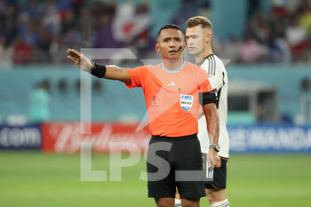 2022-11-23 - Referee Ivan Barton during the FIFA World Cup 2022, Group E football match between Germany and Japan on November 23, 2022 at Khalifa International Stadium in Ar-Rayyan, Qatar - FOOTBALL - WORLD CUP 2022 - GERMANY V JAPAN - FIFA WORLD CUP - SOCCER