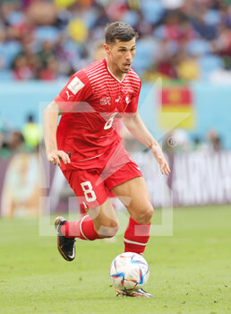 24/11/2022 - Remo Freuler of Switzerland during the FIFA World Cup 2022, Group G football match between Switzerland and Cameroon on November 24, 2022 at Al Janoub Stadium in Al Wakrah, Qatar - FOOTBALL - WORLD CUP 2022 - SWITZERLAND V CAMEROON - FIFA MONDIALI - CALCIO
