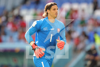 24/11/2022 - Yann Sommer of Switzerland during the FIFA World Cup 2022, Group G football match between Switzerland and Cameroon on November 24, 2022 at Al Janoub Stadium in Al Wakrah, Qatar - FOOTBALL - WORLD CUP 2022 - SWITZERLAND V CAMEROON - FIFA MONDIALI - CALCIO