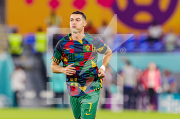 24/11/2022 - Cristiano Ronaldo (7) of Portugal warms up ahead of the Fifa World Cup 2022, Group H football match between Portugal and Ghana on November 24, 2022 at Stadium 974 in Doha, Qatar - FOOTBALL - WORLD CUP 2022 - PORTUGAL V GHANA - FIFA MONDIALI - CALCIO