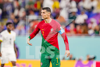 2022-11-24 - Cristiano Ronaldo (7) of Portugal during the Fifa World Cup 2022, Group H football match between Portugal and Ghana on November 24, 2022 at Stadium 974 in Doha, Qatar - FOOTBALL - WORLD CUP 2022 - PORTUGAL V GHANA - FIFA WORLD CUP - SOCCER