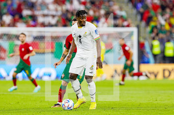 24/11/2022 - Mohammed Salisu (4) of Ghana during the Fifa World Cup 2022, Group H football match between Portugal and Ghana on November 24, 2022 at Stadium 974 in Doha, Qatar - FOOTBALL - WORLD CUP 2022 - PORTUGAL V GHANA - FIFA MONDIALI - CALCIO