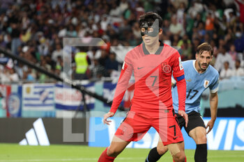 24/11/2022 - Son Heung-Min of South Korea during the FIFA World Cup 2022, Group H football match between Uruguay and Korea Republic on November 24, 2022 at Education City Stadium in Doha, Qatar - FOOTBALL - WORLD CUP 2022 - URUGUAY V KOREA REPUBLIC - FIFA MONDIALI - CALCIO