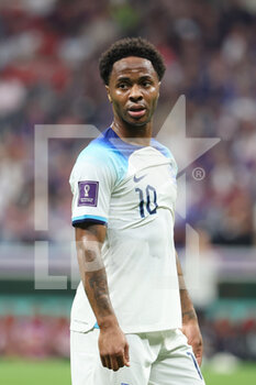 2022-11-25 - Raheem Sterling of England during the FIFA World Cup 2022, Group B football match between Qatar and Senegal on November 25, 2022 at Al Bayt Stadium in Al Khor, Qatar - FOOTBALL - WORLD CUP 2022 - ENGLAND V UNITED STATES - FIFA WORLD CUP - SOCCER
