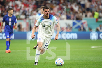 2022-11-25 - Mason Mount of England during the FIFA World Cup 2022, Group B football match between Qatar and Senegal on November 25, 2022 at Al Bayt Stadium in Al Khor, Qatar - FOOTBALL - WORLD CUP 2022 - ENGLAND V UNITED STATES - FIFA WORLD CUP - SOCCER