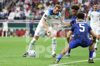 2022-11-25 - Harry Kane of England during the FIFA World Cup 2022, Group B football match between Qatar and Senegal on November 25, 2022 at Al Bayt Stadium in Al Khor, Qatar - FOOTBALL - WORLD CUP 2022 - ENGLAND V UNITED STATES - FIFA WORLD CUP - SOCCER