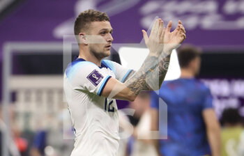 2022-11-25 - Kieran Trippier of England salutes the supporters following during the FIFA World Cup 2022, Group B football match between Qatar and Senegal on November 25, 2022 at Al Bayt Stadium in Al Khor, Qatar - FOOTBALL - WORLD CUP 2022 - ENGLAND V UNITED STATES - FIFA WORLD CUP - SOCCER