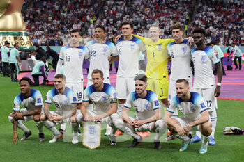 2022-11-25 - Team England poses before the FIFA World Cup 2022, Group B football match between Qatar and Senegal on November 25, 2022 at Al Bayt Stadium in Al Khor, Qatar - FOOTBALL - WORLD CUP 2022 - ENGLAND V UNITED STATES - FIFA WORLD CUP - SOCCER