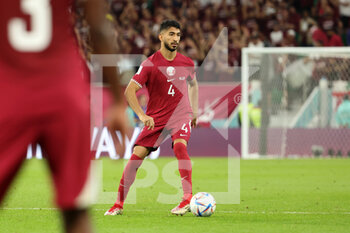 2022-11-25 - Mohammed Waad of Qatar during the FIFA World Cup 2022, Group A football match between Qatar and Senegal on November 25, 2022 at Al Thumama Stadium in Doha, Qatar - FOOTBALL - WORLD CUP 2022 - QATAR V SENEGAL - FIFA WORLD CUP - SOCCER